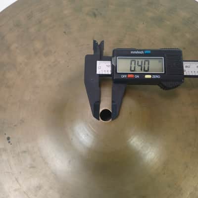 *UFIP 14" 1108g/1120g 60s Hi-Hats Cymbals Set Italy Vintage B20 Bronze Italian image 20