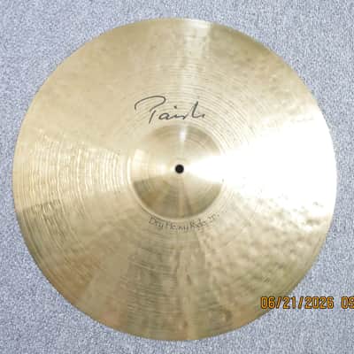 21" Paiste signature dry heavy ride cymbal image 1