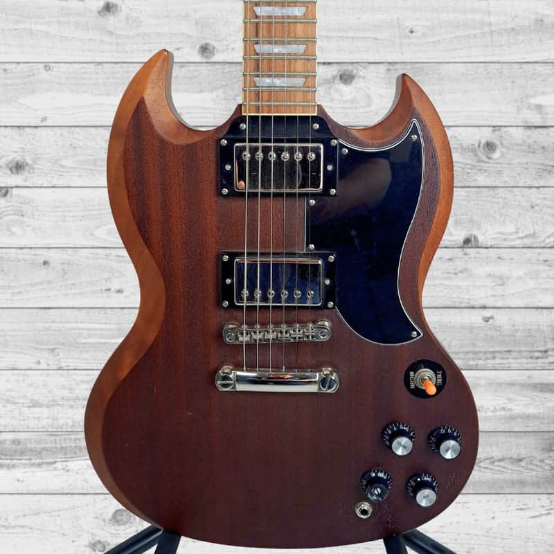 Used Epiphone Faded G-400 Electric Guitar - Worn Brown (7 lb 1 oz) image 1