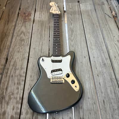 Squier Paranormal Super-Sonic 2020 - Graphite Metallic limited edition electric guitar image 2