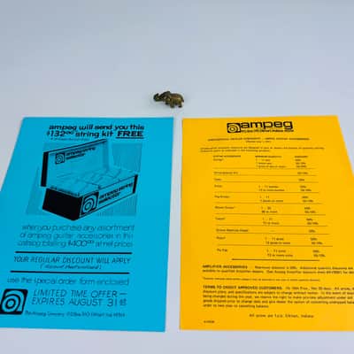 Ampeg Guitar & Amplifier Accessories Pack 1973 image 7