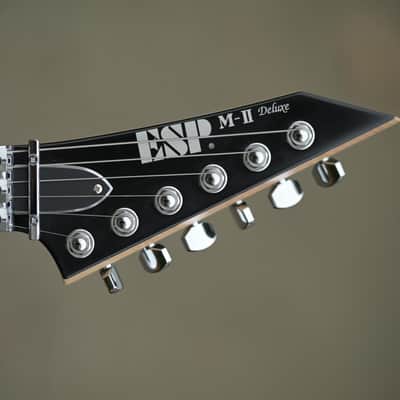 ESP Original M-II Deluxe, Floyd Rose, Rosewood - Titan Metal image 2