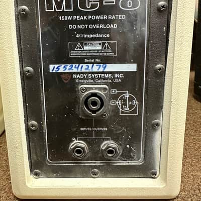 Used Nady Audio MC-8 Passive 8" 2-Way Loudspeaker Set of 2 150W Peak Power rated SPEAKERS Local Pickup image 6