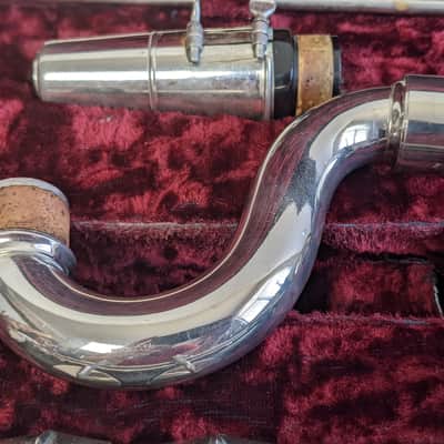 Vintage La Chambre Paris All Wood Bass Clarinet made in France image 12