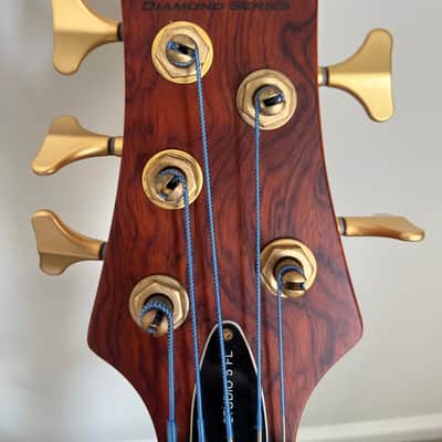 Schecter Stiletto Studio-5 FL Active Fretless 5-String Bass 2010s - Honey Satin image 6