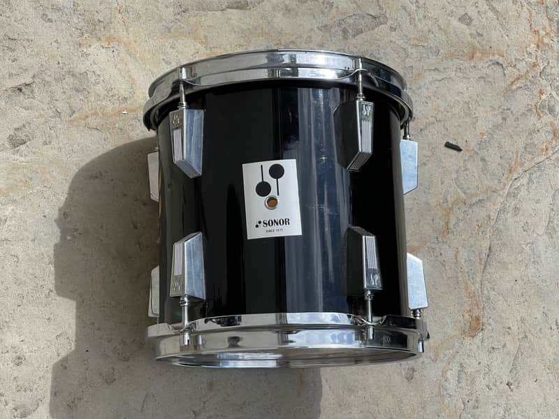 80's Sonor Phonic 10" Black 10x9 Rack Tom image 1
