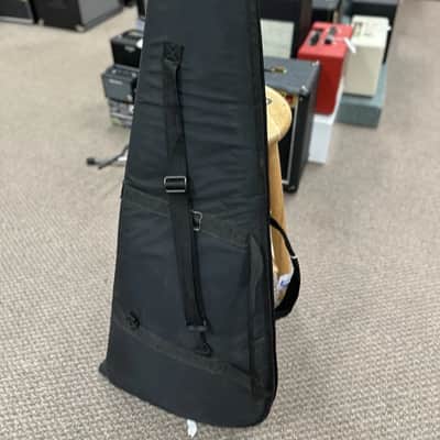 Gibson USA Logo Padded Soft Case Gig Bag Black Exterior / Dark Blue Interior image 5