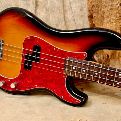 Fender MIJ '62 Reissue Precision Bass 1989 - 3 Tone Sunburst image 15