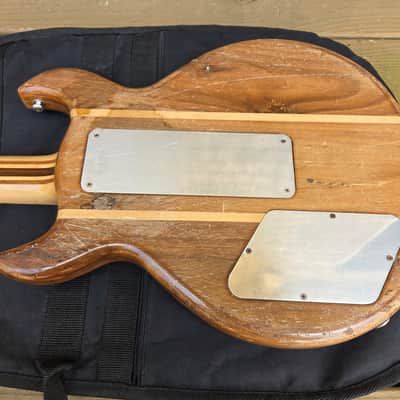 Vintage Late 1970's S. D. Curlee Standard Medium Scale Bass Guitar w/ Fender Gig Bag! image 11