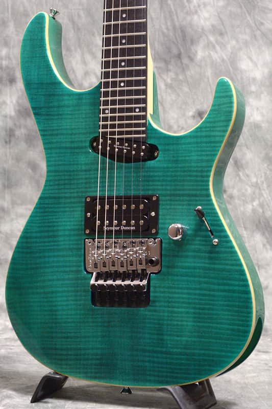 Edwards E-MV-125FR Black Turquoise Green | Reverb