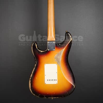 Fender Custom Shop Masterbuilt Greg Fessler 63 Stratocaster Relic  2025 -  3 Tone Sunburst (COD 2143UG) image 14