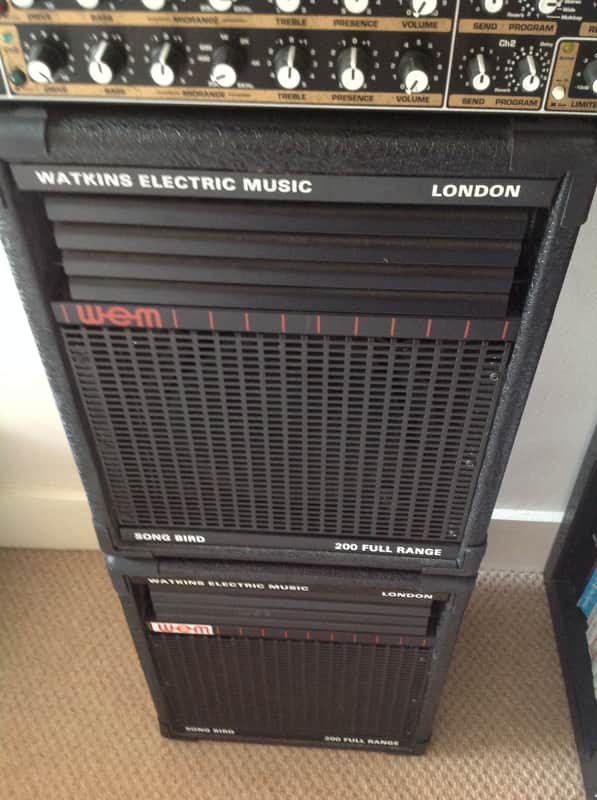 WEM Song Bird 200 FULL RANGE 1980s - BLACK imagen 1