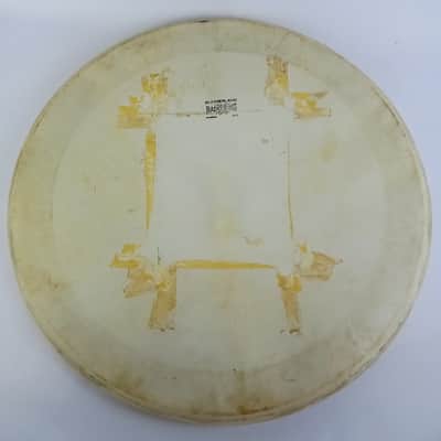 Slingerland "Radio King" 22" Calfskin Bass Drum Head Vintage 40s Sparks Logo USA image 1