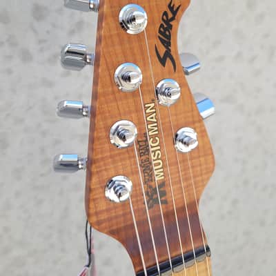 Ernie Ball Music Man USA Sabre HT - Yucatan Blue Ships World Wide image 4