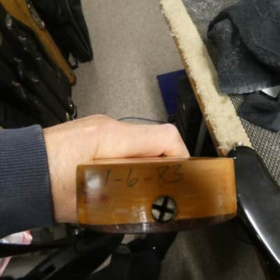 Fender Jazz Bass '62 USA Reissue Stack Knob - V00!!!!! 1983 - Black image 3