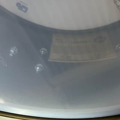 ~RARE!~ DW Collector's Series 6.5x14" Engraved Floral Black Nickel Over Brass Snare Drum w/ Gold Hardware image 9