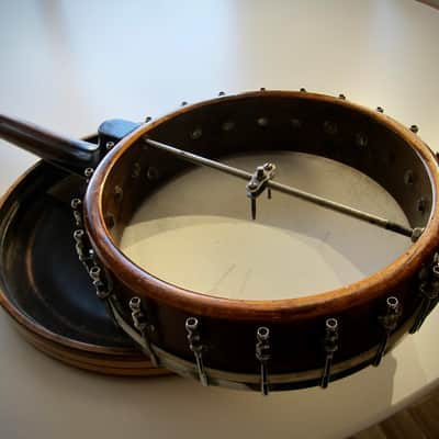 Gibson Tenor Banjo Model TB-1 Four String with Resonator Circa-1925-Dark Sunburst image 15