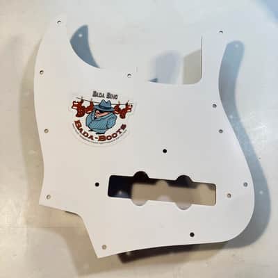 "Boots Aged" Vintage '70's Style Fender Jazz Bass Pickguard Celluloid Tortoise/White Custom Relic'd image 9