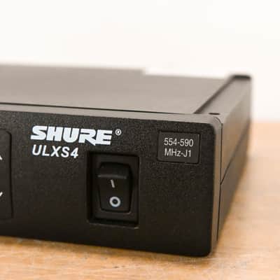 Shure ULXS4 Wireless Receiver - J1 Band: 554-590 MHz (NO POWER SUPPLY) CG01007 image 4