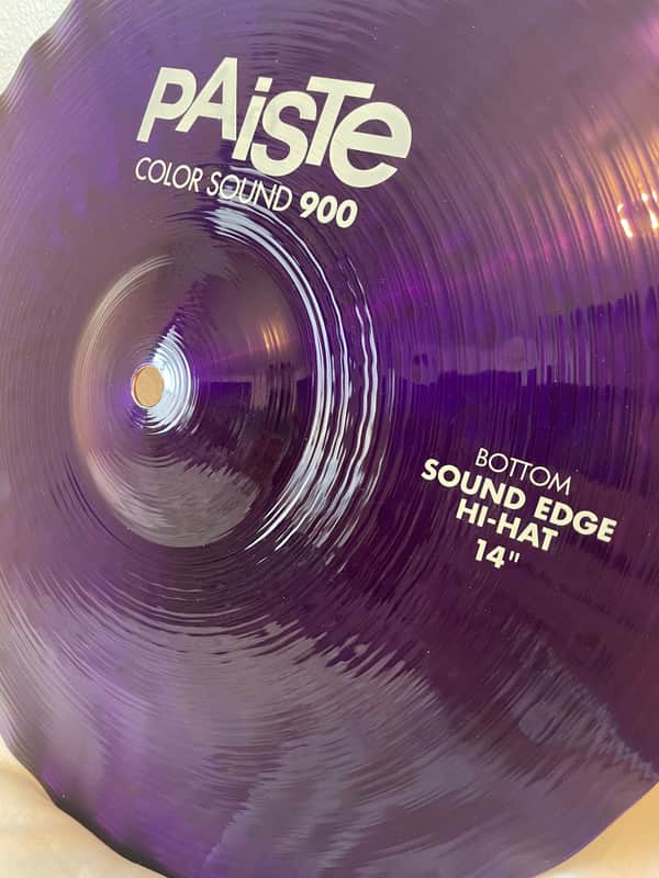 Paiste 900 Series 14” Soundedge Hi Hat bottom Purple - Purple image 1