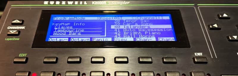 Kurzweil K2000/K2000R , Korg 01/w, Korg Wavestation, led lcd display with ribbon cable image 1