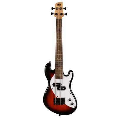 Mint NEW KALA SOLID BODY 4-STRING UBASS - TOBACCO BURST image 1