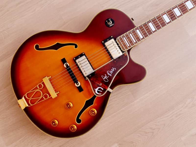 1995 Epiphone Emperor II Joe Pass Archtop Electric Guitar w/ Case, Korea Samick image 1