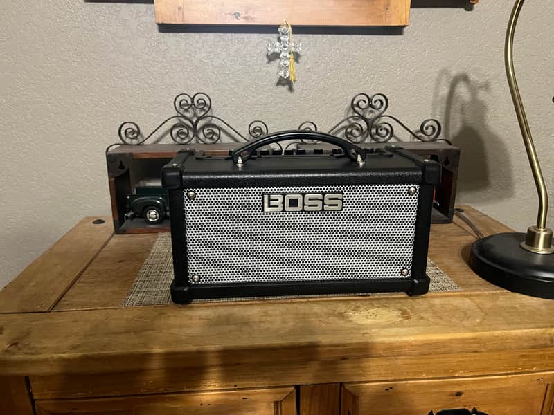 Boss Dual Cube LX 10-Watt 2x4" Stereo Digital Modeling Guitar Combo 2022 - Present - Black image 1