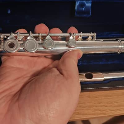 Powell Sonaré PS-601 Flute | Sterling Silver w/ 9k Aurumite Gold Lip Plate | Offset G | Just Serviced image 7