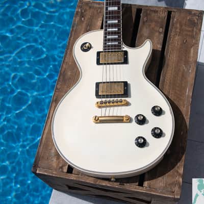 Greco EGC-600 1987 - Aged White - “Mint Collection” w Open "O" - Made in Japan image 1
