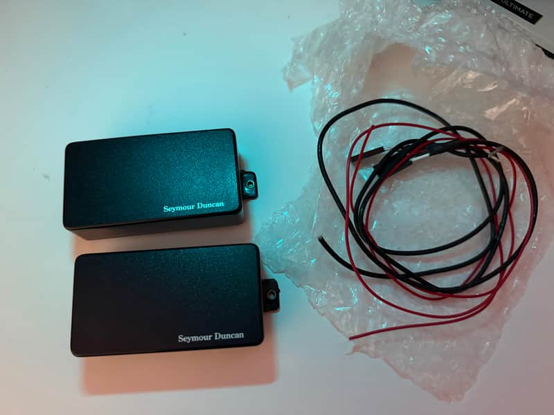 Seymour Duncan AHB-1s Blackouts Humbucker Set 2010s - Black image 1