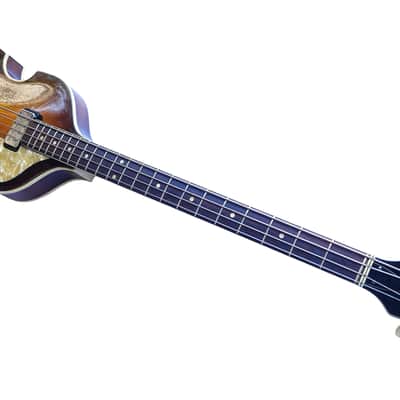 1964 Hofner 500/1 shortscale violin bass in Sunburst (Restauriert, Vintage, Hföern, Beatle) image 11