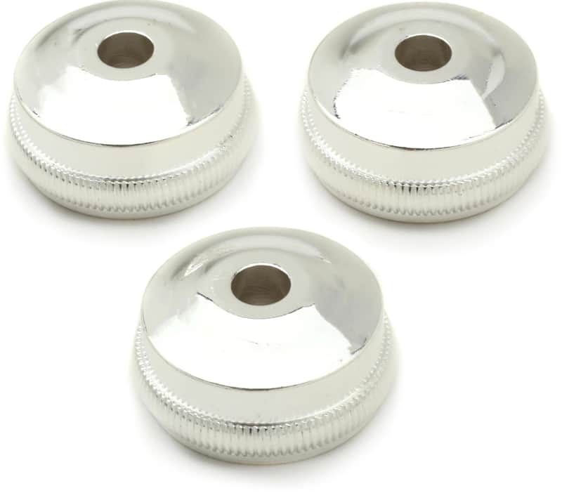Bach 1810S Heavy Weight Trumpet Valve Caps - Silver-plated (2-pack) Bundle image 1