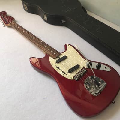 🎻K-on! guitar 🎻 中野梓 輕音少女 NAKANO AZUSA K on けいおん 結他Official Jazz master Cobain Anime guitar。Cosplay Houkago Tea Time HTT ‘69 Reissue Mustang in Candy Apple Red Fender Japan 秋山澪。🪴🌸👱🏻♀️🌟 image 15