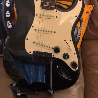 Fender Squier Strat 1990s - Black image 4