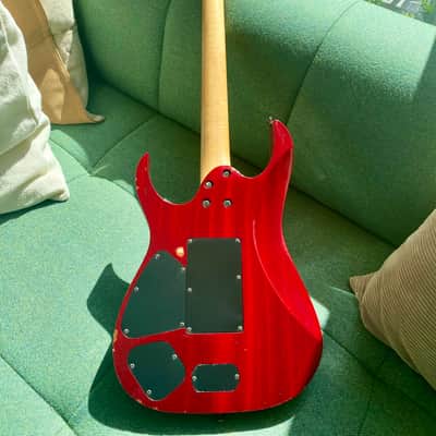 Ibanez Prestige RG2020X - Trans Red 2001 - Transparent Red image 4