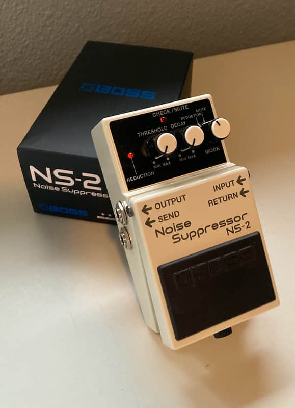 Boss NS-2 Noise Suppressor (Silver Label) 1989 - Present - White