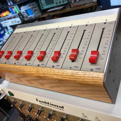 Cadac 8 Channel Mic Pre Eq Input x 4 Output 8x4 “G Type” Mixer Rack w/ Fader Unit • Vintage image 3