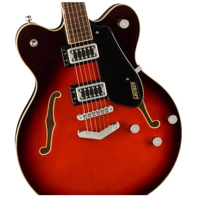 Gretsch G5622 Electromatic Center Block Double-Cut with V-Stoptail, Laurel Fingerboard, Claret Burst image 4