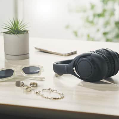 Audio-Technica ATH-S300BTBK Wireless Headphones, Black image 5