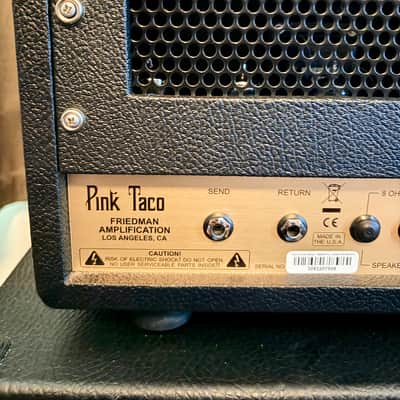 Friedman PT-20 V1 "Pink Taco" 20-Watt Guitar Amp Head Black image 4