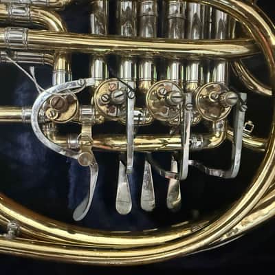 C. G. Conn 6D Double French horn. Made in USA image 12