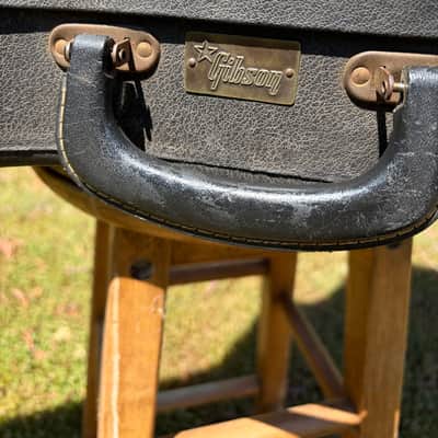 1960’s Gibson EB-2 Case - Black - Yellow Interior image 3