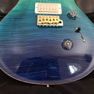 Paul Reed Smith 2015 PRS Custom 24 MSL Limited Wood Library, Blue Fade, Artist Top, Korina neck, Gre image 2