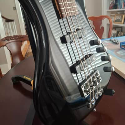 Warwick RockBass Corvette $$ 4-String - 2013 - High Gloss Black (China) image 12