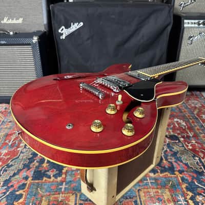 Yamaha SA700 Super Axe ES335 Style Semi Hollowbody Persimmon Red - 1983 image 13