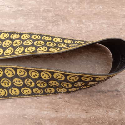 Vintage 1970's Ace Smiley Face Guitar Strap! Extremely Rare, Original Case Candy! image 4
