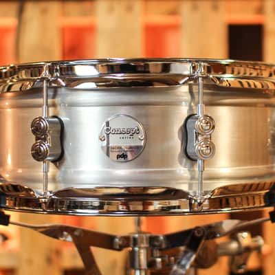 PDP 5x14 Concept Dual-beaded Brushed Aluminum Snare Drum - PDSN0514NBAC image 1