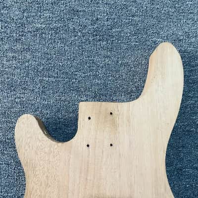 Mahogany Wood DIY Project Bass Body image 3
