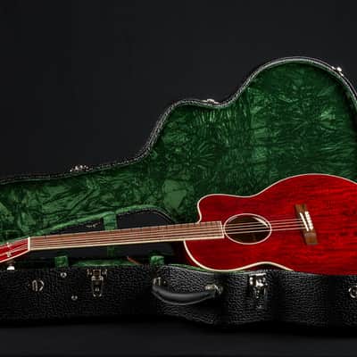 Bourgeois DBJC Beeswing Mahogany SG Red Custom NEW image 24